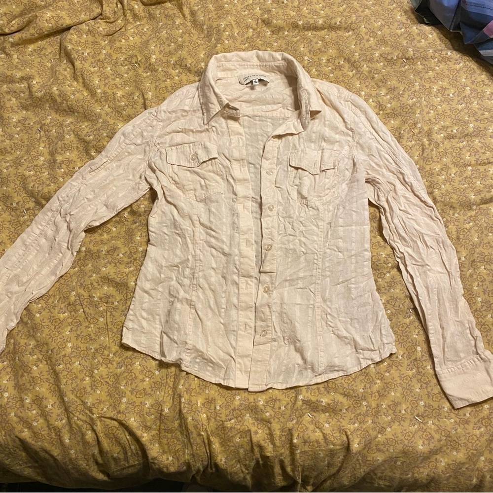 Jones New York Sport Cream Shirt